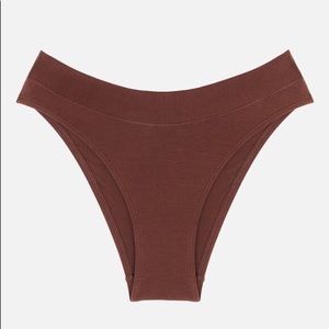 cuup bikini cut underwear bottoms in espresso